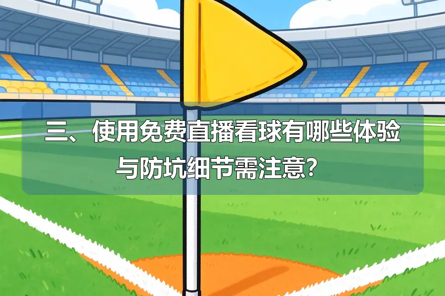 三、使用免费直播看球有哪些体验与防坑细节需注意？