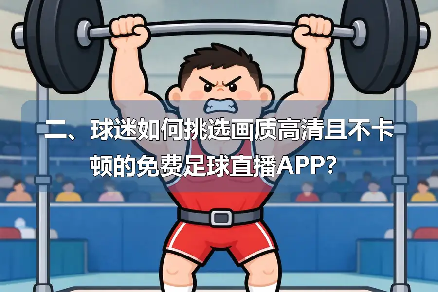 二、球迷如何挑选画质高清且不卡顿的免费足球直播APP？